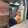 Barrera de automóvil para perros en el asiento trasero con ventana de malla/almacenamiento